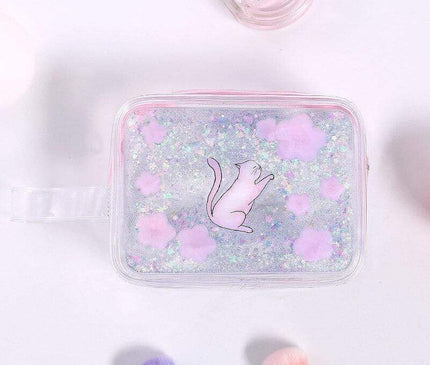 Trousse Maquillage Cœur Transparent Amour