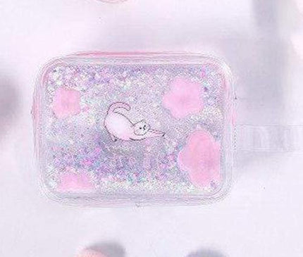 Trousse Maquillage Cœur Transparent Amour